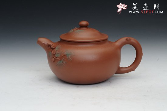 紫砂壶图片：四季常青 - 宜兴紫砂壶网