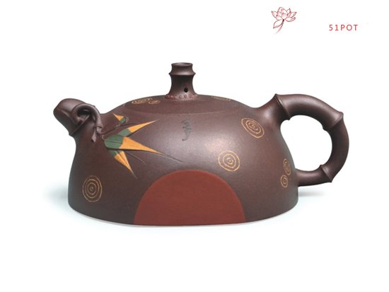 紫砂壶图片：竹节 - 宜兴紫砂壶网