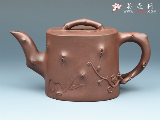 紫砂壶图片：竹树桩 - 宜兴紫砂壶网