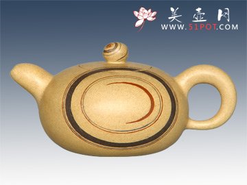 紫砂壶图片：雨花石350CC - 宜兴紫砂壶网