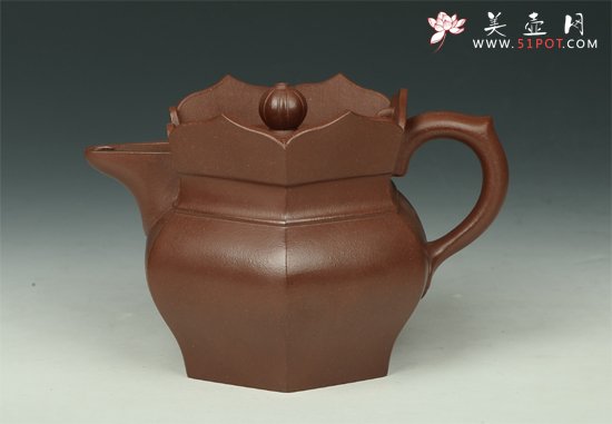 紫砂壶图片：僧帽 - 宜兴紫砂壶网