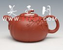 紫砂壶图片：南瓜全手工制作赵庄小红泥 - 宜兴紫砂壶网