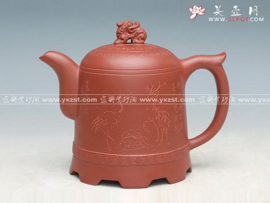 紫砂壶图片：有始有终  与画家陈雄立合作 - 宜兴紫砂壶网