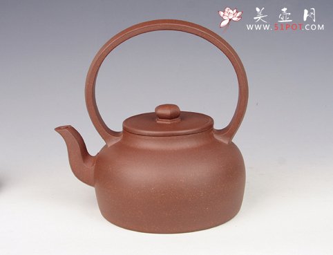 紫砂壶图片：大彬提梁 - 宜兴紫砂壶网