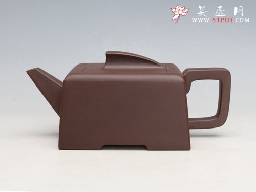 紫砂壶图片：逸方 泥料：拼紫泥 - 宜兴紫砂壶网