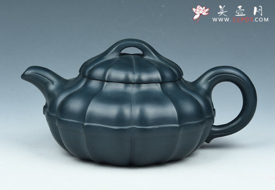 紫砂壶图片：合欢筋囊 - 宜兴紫砂壶网