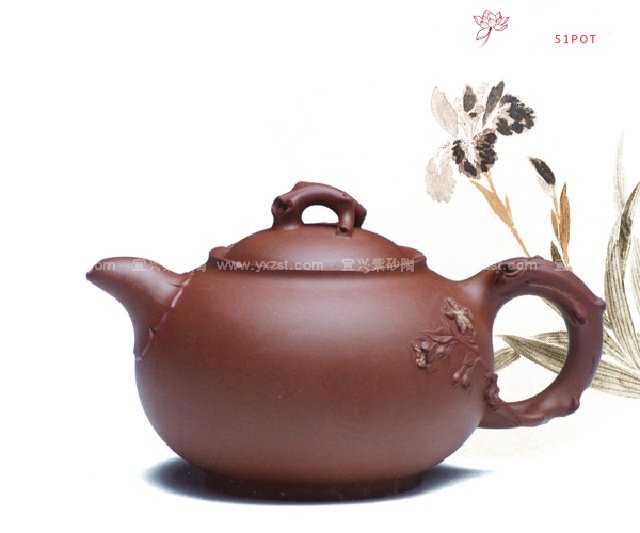 紫砂壶图片：满园春色 - 宜兴紫砂壶网