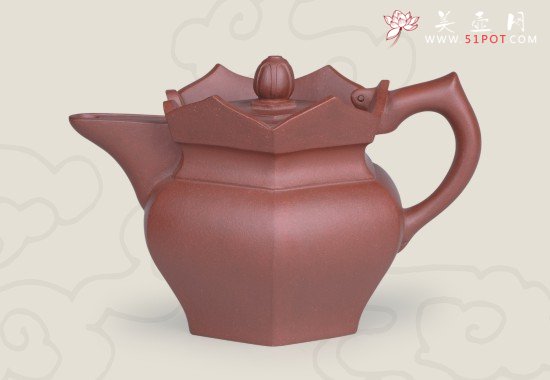 紫砂壶图片：僧帽 - 宜兴紫砂壶网