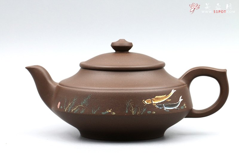 紫砂壶图片：鱼跃龙门壶 - 宜兴紫砂壶网