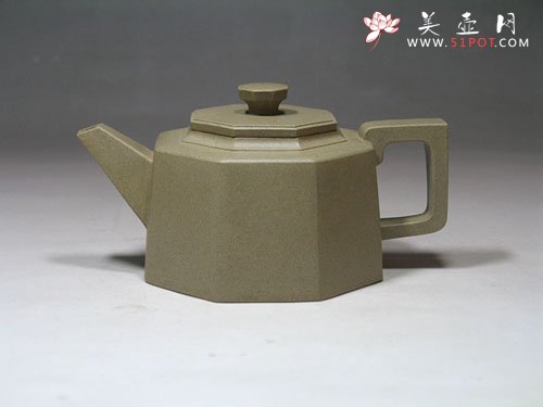 紫砂壶图片：六方高壶 - 宜兴紫砂壶网