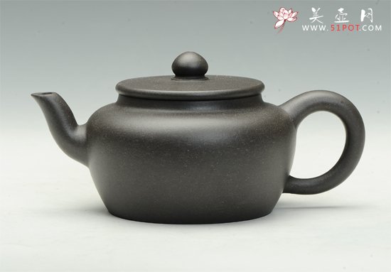 紫砂壶图片：平盖莲子 - 宜兴紫砂壶网