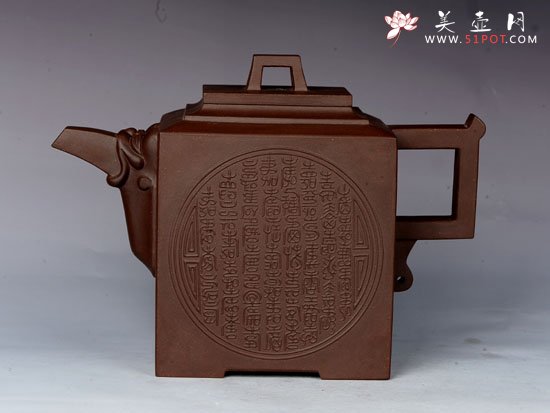 紫砂壶图片：百寿壶 - 宜兴紫砂壶网