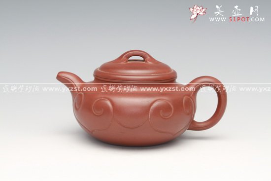 紫砂壶图片：仿古如意 - 宜兴紫砂壶网