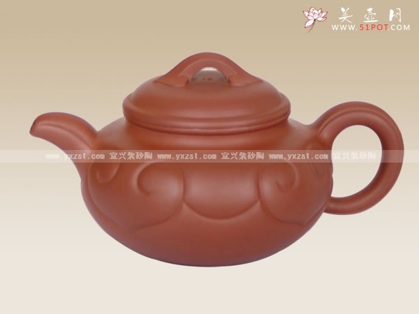 紫砂壶图片：仿古如意 - 宜兴紫砂壶网