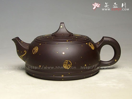 紫砂壶图片：富贵如意《福》 - 宜兴紫砂壶网
