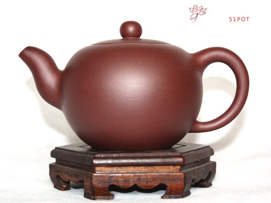 紫砂壶图片：底槽青 一粒珠 - 宜兴紫砂壶网
