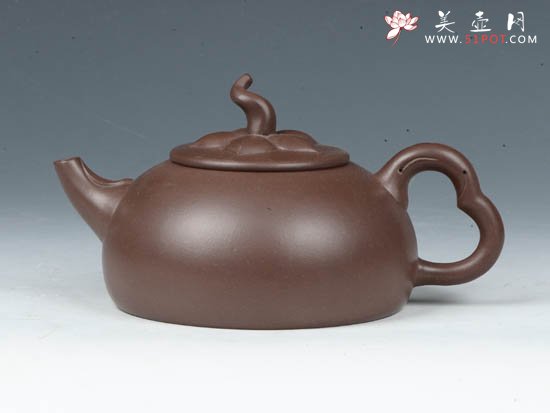 紫砂壶图片：生机盎然  300cc - 宜兴紫砂壶网