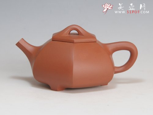 紫砂壶图片：六方石瓢 - 宜兴紫砂壶网