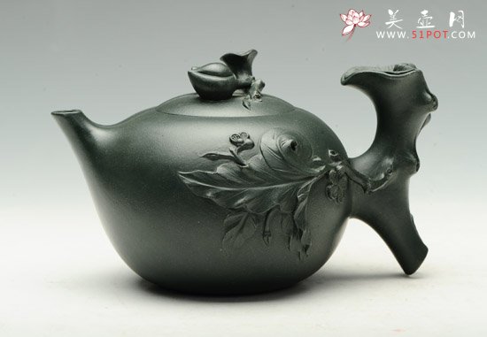 紫砂壶图片：寿桃 - 宜兴紫砂壶网