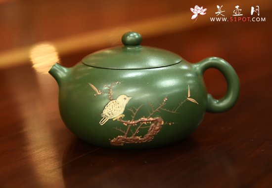 紫砂壶图片：喜上眉梢 - 宜兴紫砂壶网