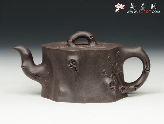 紫砂壶图片：矮梅桩 - 宜兴紫砂壶网