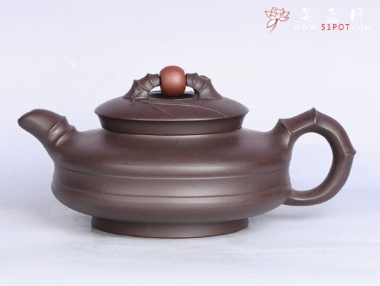 紫砂壶图片：逍遥竹 - 宜兴紫砂壶网