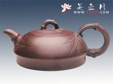 紫砂壶图片：劲竹 - 宜兴紫砂壶网