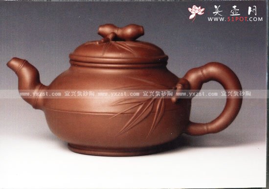 紫砂壶图片：佛竹 - 宜兴紫砂壶网