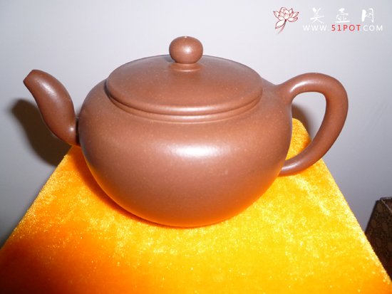 紫砂壶图片：平壶秋月 - 宜兴紫砂壶网