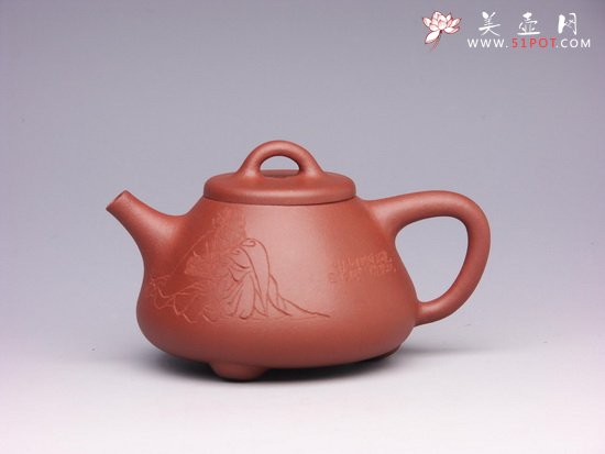 紫砂壶图片：子冶石瓢 - 宜兴紫砂壶网