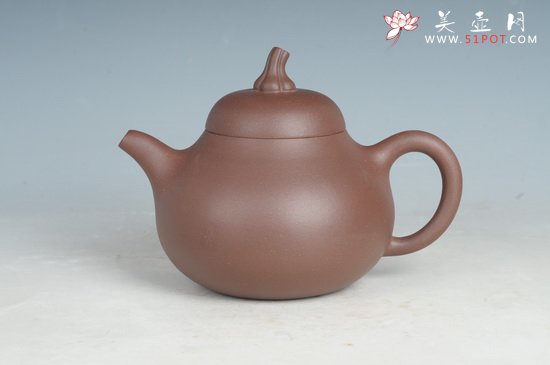 紫砂壶图片：半葫芦 - 宜兴紫砂壶网