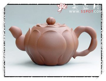 紫砂壶图片：荷花莲心 - 宜兴紫砂壶网