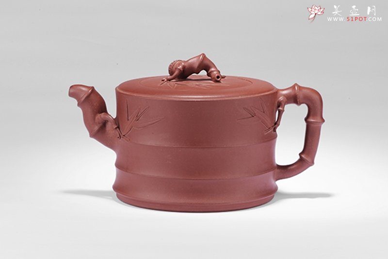 紫砂壶图片：杨氏竹段 - 宜兴紫砂壶网