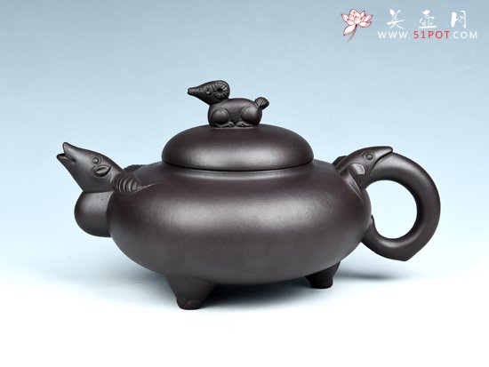 紫砂壶图片：三阳开泰 - 宜兴紫砂壶网