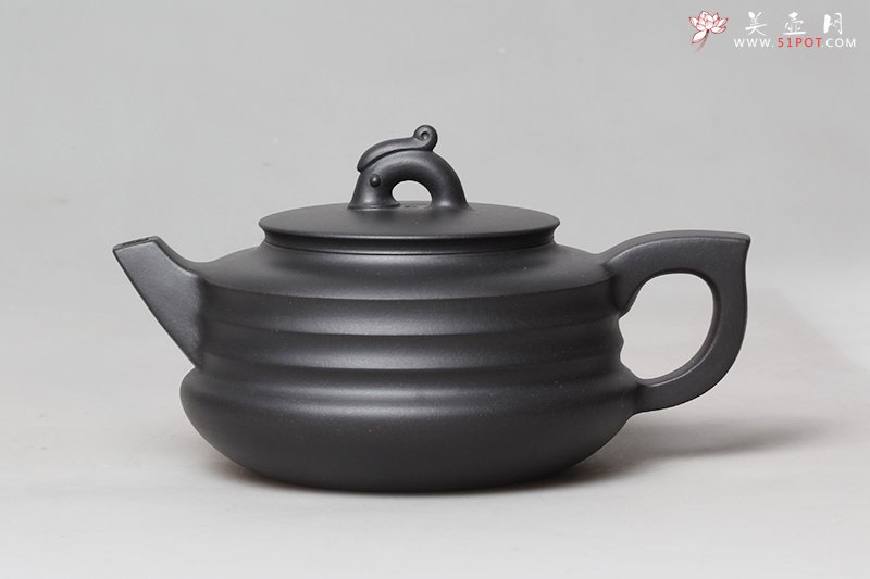 紫砂壶图片：碧玉韵泉壶 - 宜兴紫砂壶网