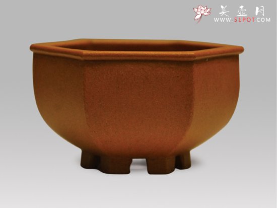 紫砂壶图片：小六方碗口 - 宜兴紫砂壶网