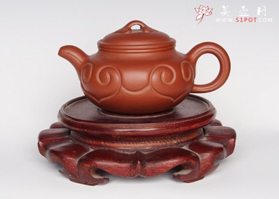 紫砂壶图片：仿古如意 - 宜兴紫砂壶网