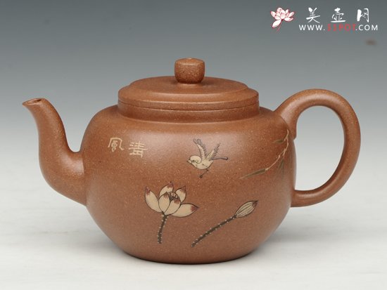 紫砂壶图片：荷塘月色 - 宜兴紫砂壶网