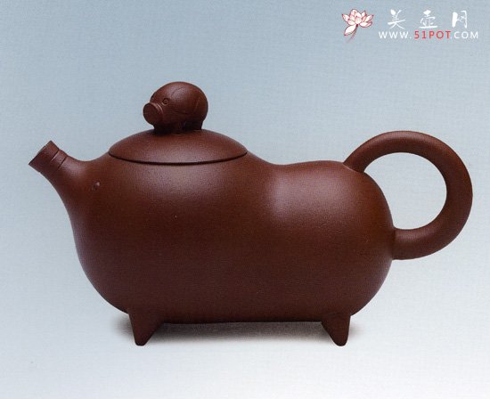 紫砂壶图片：母子情深壶 - 宜兴紫砂壶网