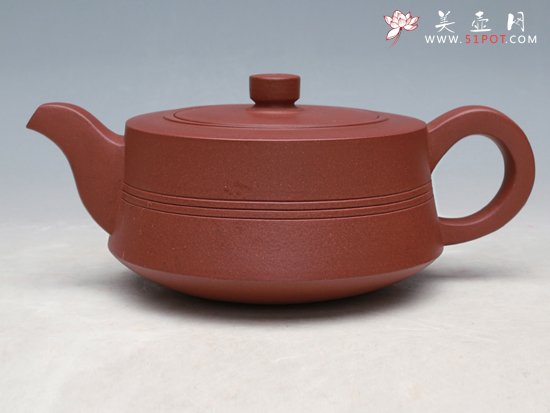 紫砂壶图片：玉带壶 - 宜兴紫砂壶网