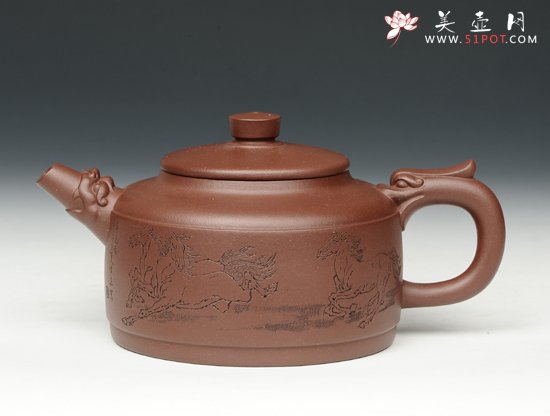 紫砂壶图片：龙韵含香 - 宜兴紫砂壶网