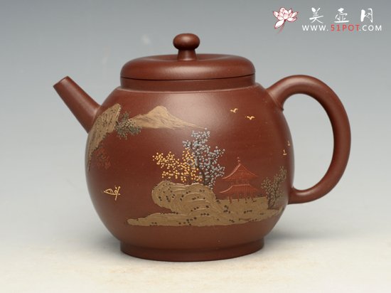 紫砂壶图片：高瓢壶 - 宜兴紫砂壶网