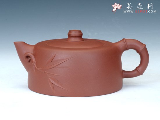 紫砂壶图片：竹井栏壶 - 宜兴紫砂壶网