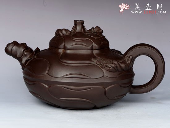 紫砂壶图片：风卷葵 - 宜兴紫砂壶网