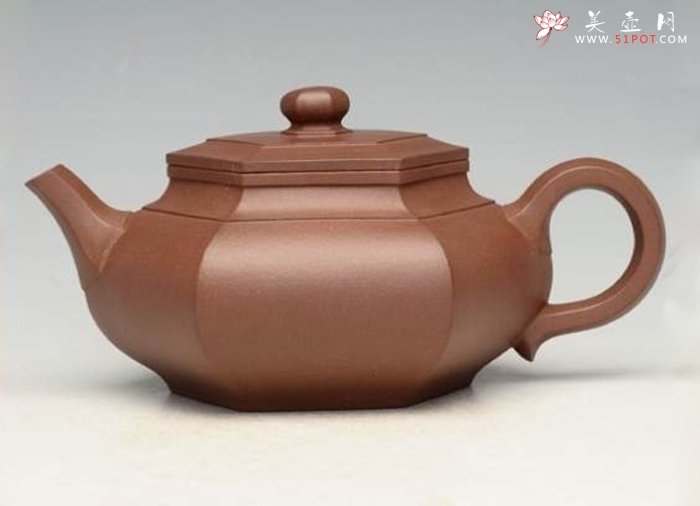 紫砂壶图片：大彬六方 - 宜兴紫砂壶网