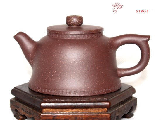 紫砂壶图片：紫泥调砂  吉利壶 - 宜兴紫砂壶网