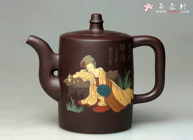 紫砂壶图片：四大美女（贵妃） 200CC - 宜兴紫砂壶网