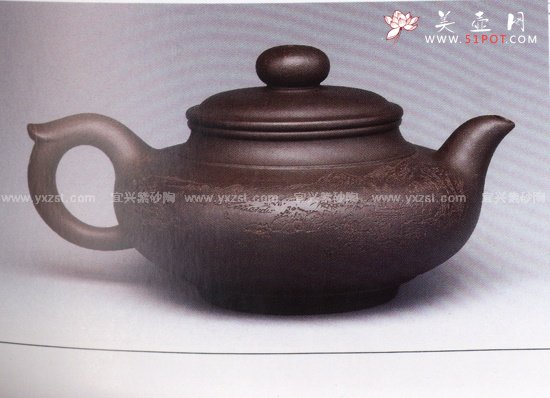 紫砂壶图片：玉扁壶 - 宜兴紫砂壶网