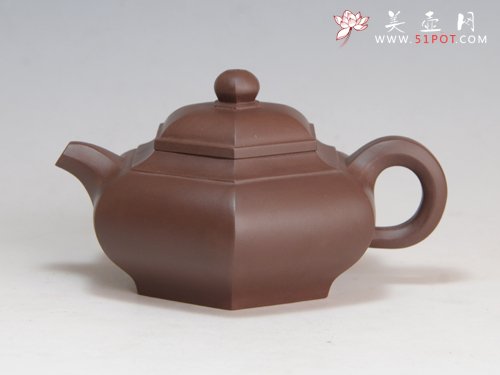 紫砂壶图片：六方壶 - 宜兴紫砂壶网