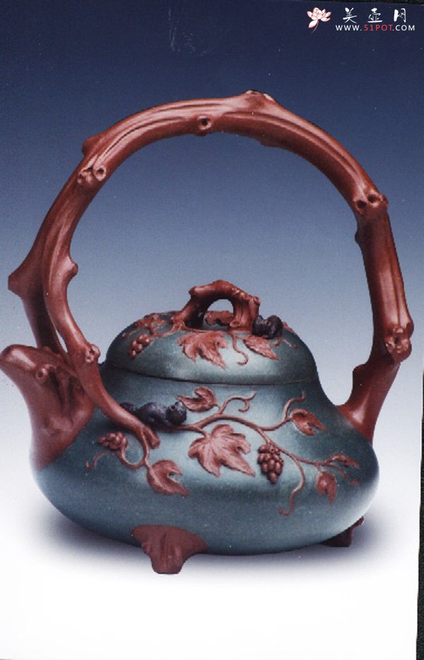 紫砂壶图片：秋硕壶 - 宜兴紫砂壶网